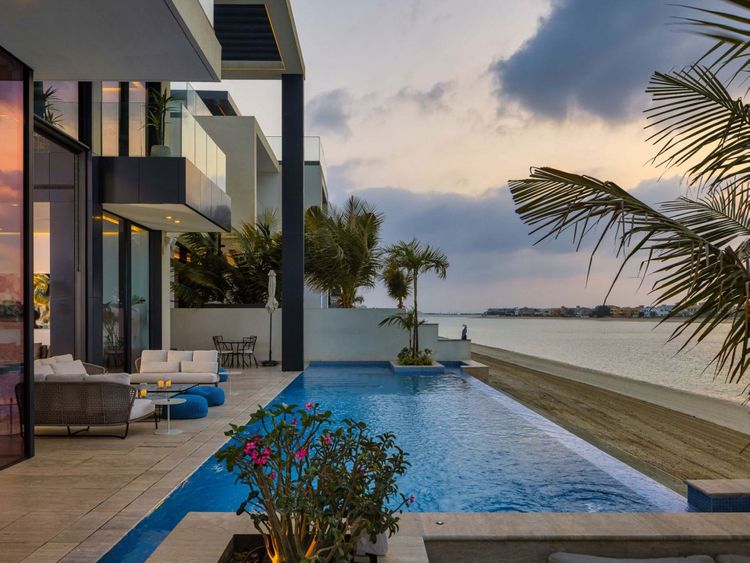 Dubai beachfront villa