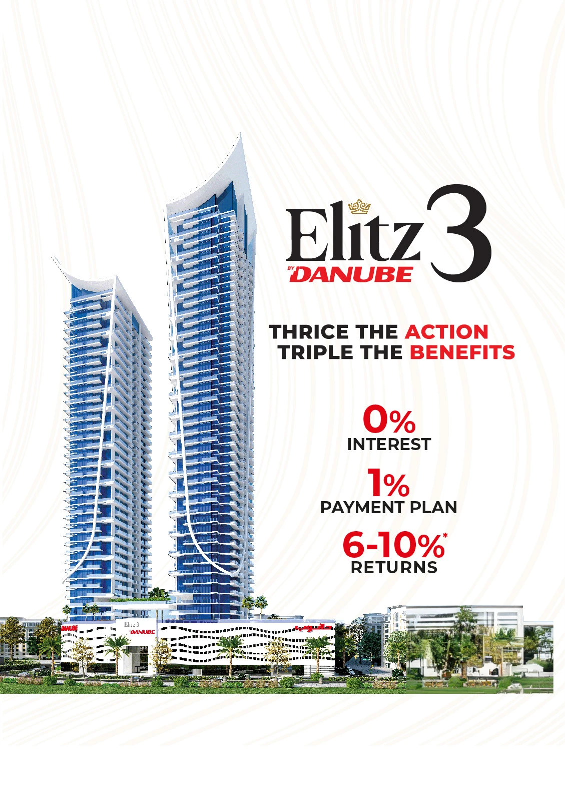 Danube Elitz 3 Apartments for sale by Danube at JVC in Dubai